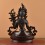 Hand Made Oxidized Copper Alloy 9" Red Tara Statue