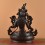 Handcrafted Tibetan Buddhist Green Tara / Dholma Copper Statue