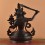 Handcrafted Tibetan Buddhist Manjushri / Jambiyang Copper Statue 