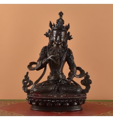 Handcrafted Tibetan Buddhist Vajrasattva / Dorjesempa Copper Statue