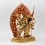 Hand Made Copper Alloy Gold Gilded 12.75" Chakrasamvara with Vajravarahi Statue