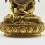 Tibetan Buddhist Copper Alloy with Gold Gilded, Hand Painted Face 19" Shakyamuni Buddha Statue