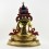 Tibetan Buddhist Copper Alloy with Gold Gilded, Hand Painted Face 21" Vajrasattva Statue