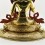 Tibetan Buddhist Copper Alloy with Gold Gilded, Hand Painted Face 21" Vajrasattva Statue