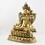 Tibetan Buddhist Copper Alloy with Gold Gilded, Hand Painted Face 20.5" White Tara Statue