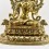 Tibetan Buddhist Copper Alloy with Gold Gilded, Hand Painted Face 20.5" White Tara Statue