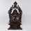 Hand Made Copper Alloy in Oxidation Finish  17.75" Green Tara Statue