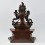 Hand Made Copper Alloy in Oxidation Finish  17.75" Green Tara Statue