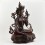 Hand Made Copper Alloy in Oxidation Finish 19" Green Tara / Dholma Statue