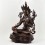 Hand Made Copper Alloy in Oxidation Finish 19" Green Tara / Dholma Statue