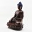 Hand Made Copper Alloy in Oxidation Finish 17.5" Buddha Sakyamuni Statue