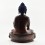 Hand Made Copper Alloy in Oxidation Finish 17.5" Buddha Sakyamuni Statue