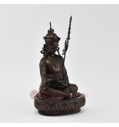 Hand Made Copper Alloy in Oxidation Finish 8.25" Guru Padmasambhava Statue