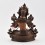 Hand Made Copper Alloy in Oxidation Finish 9.75" Green Tara / Dholma Statue