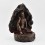 Hand Made Copper Alloy in Oxidation Finish 10.75" Guru Milarepa Statue