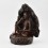 Hand Made Copper Alloy in Oxidation Finish 10.75" Guru Milarepa Statue