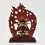 Hand Made Copper Alloy with Gold Gilded with Face Painted 9.5" Panjarnata Mahakala Statue