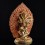 Hand Made Copper Alloy with Gold Gilded and Hand Painted Face 21.5" Kurukulla Statue