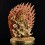 Hand Made  Copper Alloy Gold Gilded and Hand Painted Face 18.75" Vajrapani Statue