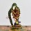 Machine Made with Hand Finishing Touch, Gold Plated Copper Alloy 8.25" Dancing Ganesha Statue