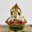 Machine Made with Hand Finishing Touch, Gold Plated Copper Alloy 4" Colorful Vajrasattva Statue