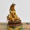 Machine Made with Hand Finishing Touch, Gold Plated Copper Alloy 4" Painted Kshitigarbha Statue