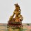 Machine Made with Hand Finishing Touch, Gold Plated Copper Alloy 4" Painted Kshitigarbha Statue