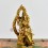 Machine Made with Hand Finishing Touch Gold-Plated Copper Alloy 6"  Maitreya Buddha Statue