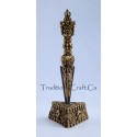 11.75" Hand Crafted Phurba/Phurwa Set - Tibetan Buddhist Ritual Dagger from Patan, Nepal