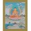 26" x 20" shakyamuni Buddha Thangka Painting