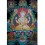 48" x 36.75" Chenrezig Thangka Painting