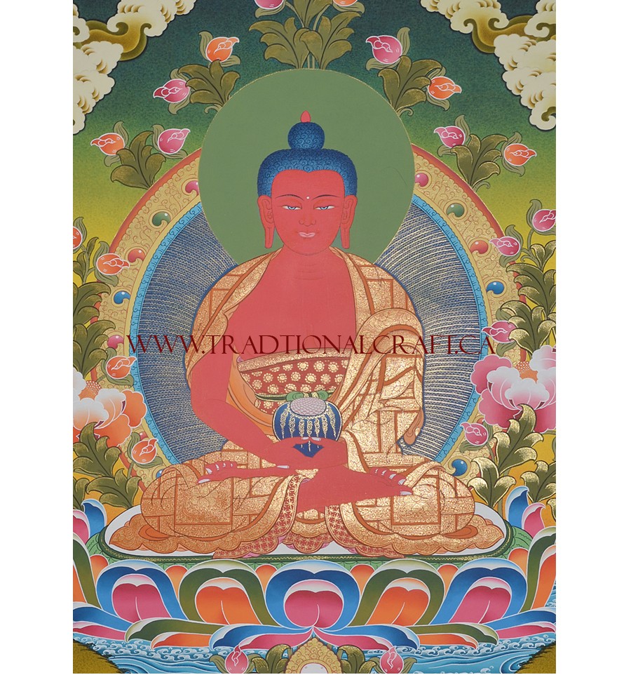 30 25 X 22 5 Amitabha Buddha Thangka Painting