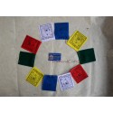 Medicine Buddha Tibetan Prayer Flag - Handmade From Nepal for altars, cars, doors