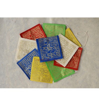 Wind Horse Tibetan Prayer Flag - Handmade From Nepal for altars, cars, doors