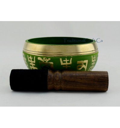 Fine Quality Hand Carved 4" Tibetan Singing Healing Meditation Bowl From Nepal