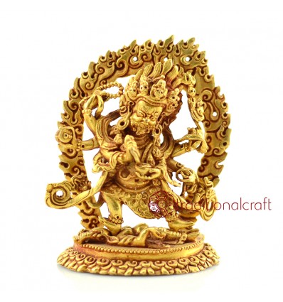 3.5 ” Black Mahakala Statue 