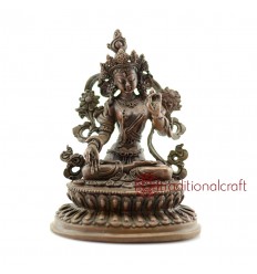 4” White Tara Statue 