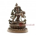 4” White Tara Statue 