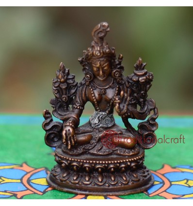 2.25” White Tara Statue 