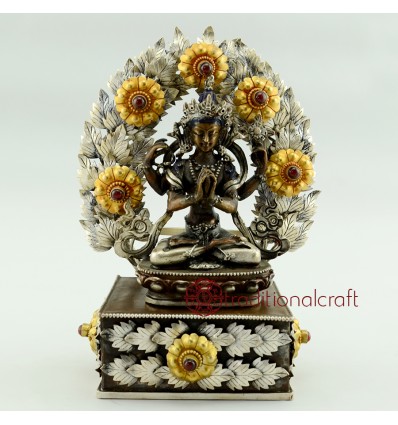 Fine Quality 6.25" Chenrezig Statue