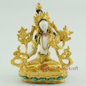 Fine Quality 4" White Tara Statue