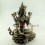 Fine Quality 16" Green Tara Statue