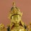 Fine Quality Gold Face Painted 18" Green Tara Copper Gold Gilded Statue From Patan, Nepal.