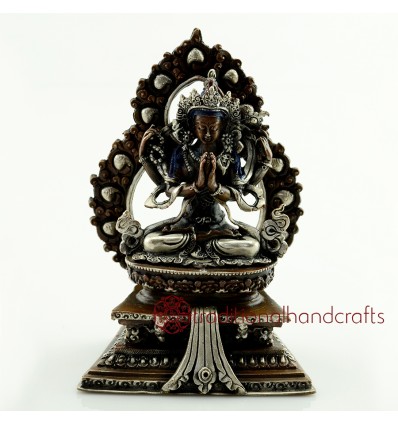 Fine Quality  5.25" Chenrezig Statue