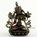 Fine Quality  4" White Tara Statue from Patan, Nepal