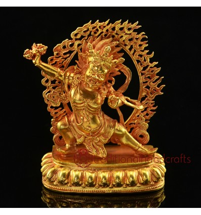 Fine Quality 4.25" Vajrapani Statue 