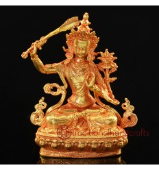 Fine Quality   2.75" Manjushri Statue