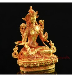 Fine Quality 2.75" White Tara Statue