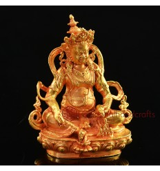 Fine Quality 2.75" Yellow Dzambhala Statue