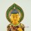 Fine Quality 19" Standing Buddha Copper Alloy Gold Gilded Hand Painted Statue